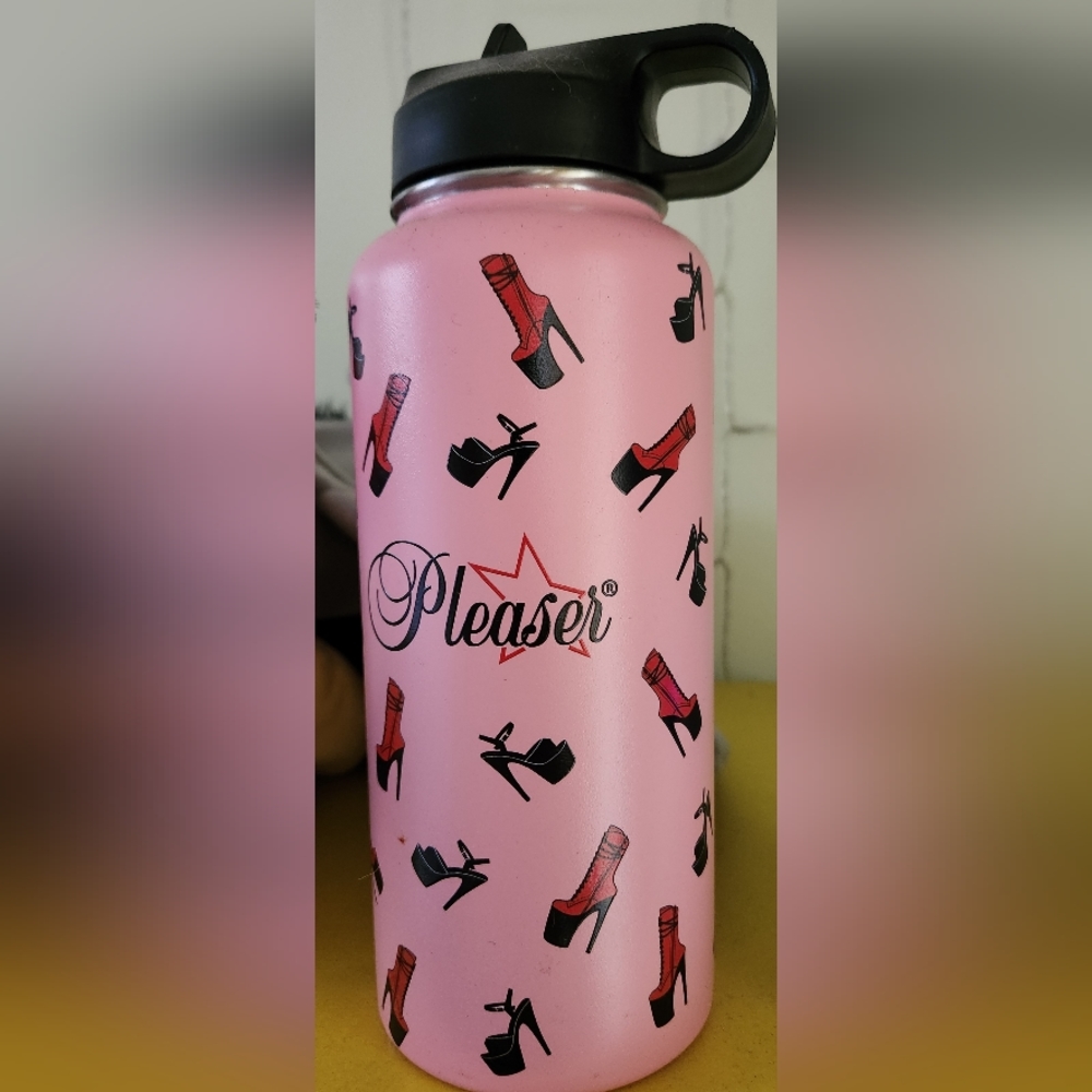 Pleaser shoes industry only new water bottle